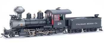 Bachmann Spectrum(R) Steam Baldwin Outside Frame 2-8-0 - DCC Equipped Colorado Mining Co. (black, graphite) - On30-Scale