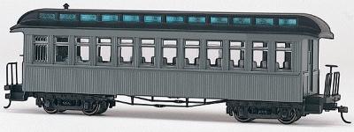 Bachmann Spectrum(R) Jackson & Sharp On30 Coach w/Lighted Interior Painted (Olive), Unlettered - On30-Scale