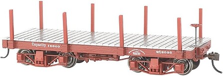 Bachmann 18 Freight Painted/Unlettered Flat Car O Scale Model Train Freight Car #26511