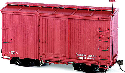 Bachmann Boxcar Oxide Red Data Only O Scale Model Train Freight Car #26552