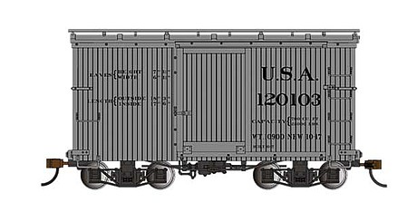 Bachmann 18 Wood Boxcar with Murphy Roof U.S.A. (2) On30 O Scale Model Train Freight Car #26555