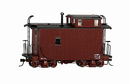 Bachmann 18 Offset Cupola Caboose Oxide Red data only On30 O Scale Model Train Freight Car #26566