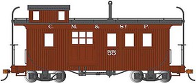 Bachmann Wood Side Door Caboose Bellevue & Cascade #55 On30 Model Train Freight Car #26702