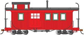Bachmann Wood Side Door Caboose undecorated Red On30 Model Train Freight Car #26703