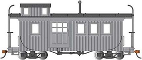 Bachmann ON30 Wood Side Door Caboose undec gray