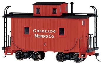 Bachmann Caboose Colorado Mining Co. On30 O Scale Model Train Freight Car #27762