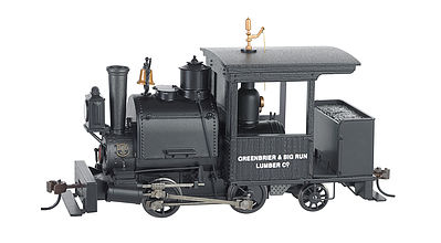 Bachmann Porter 0-4-2 Greenbrier & Big Run Lumber Co. On30 Scale Model Trian Steam Locomotive #28257