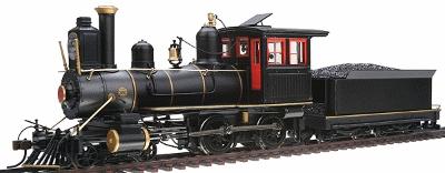 Bachmann 4-4-0 American, Wood Cab Unlettered, Painted On30 Scale Model Train Steam Locomotive #28303