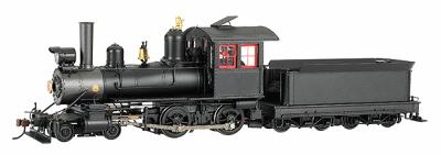 Bachmann 4-4-0 American, Steel Cab Painted, Unlettered On30 Scale Model Train Steam Locomotive #28304