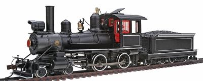 Bachmann 4-4-0 American, Steel Cab Unlettered, Painted On30 Scale Model Train Steam Locomotive #28306