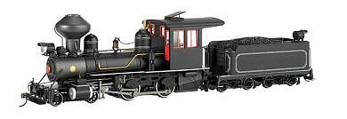 Bachmann 4-4-0 American, Steel Cab Painted, Unlettered On30 Scale Model Train Steam Locomotive #28325