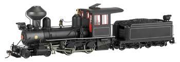 Bachmann 4-4-0 American, Steel Cab Painted, Unlettered On30 Scale Model Train Steam Locomotive #28326