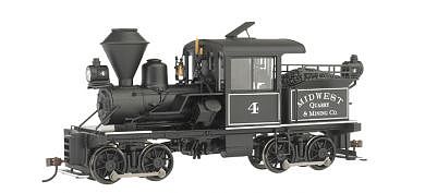 Bachmann 14-Ton Stearns-Heisler Midwest Quarry & Mining On30 Scale Model Train Steam Locomotive #28806