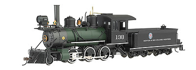 Bachmann 2-6-0 DCC Denver & Rio Grande Western #138 On30 O Scale Model Train Steam Locomotive #29301