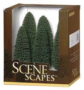Bachmann Cedar Trees 5-6 (6) Model Railroad Scenery #32005