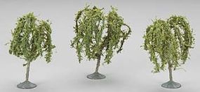 Bachmann 3-3.5 Willow Trees (3) HO Scale Model Railroad Scenery #32014