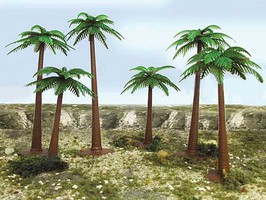 Bachmann Scenescapes 4''-6'' Palm Trees Model Railroad Scenery #32015