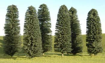 Bachmann 3-4 Inch Cedar Trees (9) N Scale Model Railroad Scenery #32105