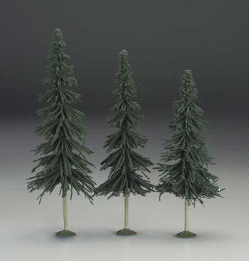 Bachmann 8-10 Spruce Trees (3/pk) O Scale Model Railroad Scenery #32204