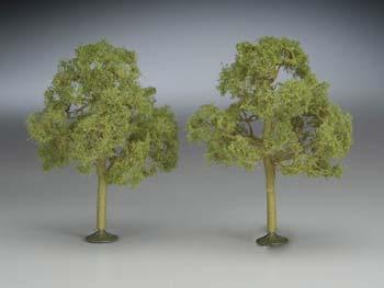 Bachmann 5-1/2 Inch Elm Trees (2) O Scale Model Railroad Scenery #32208