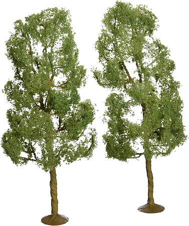 Bachmann 8 Inch Sycamore Trees (2) O Scale Model Railroad Scenery #32209