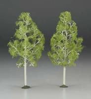 Bachmann 8 Inch Aspen Trees (2) O Scale Model Railroad Scenery #32210