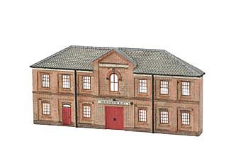 Bachmann Resin Front Tmerchants Hall N Scale Model Railroad Building #35056