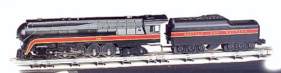 Bachmann Class J 4-8-4 - 3-Rail Norfolk Southern O Scale Model Train Steam Locomotive #40399