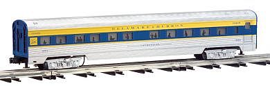 Bachmann 72 Coach Add-On Set pkg(2) - Delaware & Hudson O Scale Model Train Passenger Car #43117