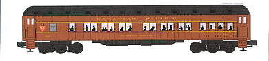 Bachmann 2-Car Passenger Add-On (72Scale) - Canadian Pacific O Scale Model Train Passenger Car #43301