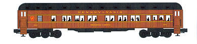 Bachmann 4-Car Passenger Set (72Scale) - Pennsylvania O Scale Model Train Passenger Car #43353