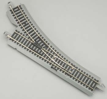 Bachmann E-Z Command N/S Right Turnout HO Scale Nickel Silver Model Train Track #44131