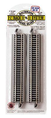 BACHMANN N SCALE E-Z TRACK 5 INCH STRAIGHT PACK PCS Nickel Silver NS 44811 6 
