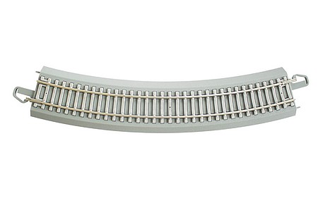 Bachmann 18 Radius Curved NS EZ Track with Concrete ties (4) HO Scale Model Train Track #44701