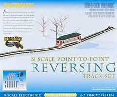 Bachmann N/S E-Z Track Auto-Reversing System N Scale Nickel Silver Model Train Track #44847