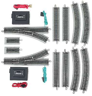 PCS Nickel Silver NS 44811 BACHMANN N SCALE E-Z TRACK 5 INCH STRAIGHT PACK 6 