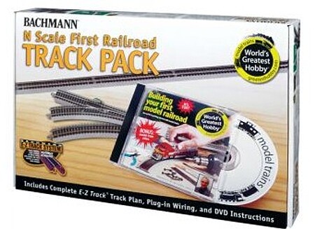 Bachmann World's Greatest Hobby Track Pack NS N Scale Nickel