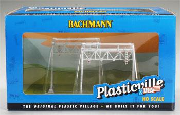 Bachmann Signal Bridge Built-Up (2) HO Scale Model Railroad Trackside Structure #45001