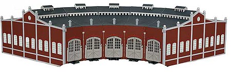 Bachmann Five Bay Roundhouse for EZ Track HO Scale Model Railroad Building #45020