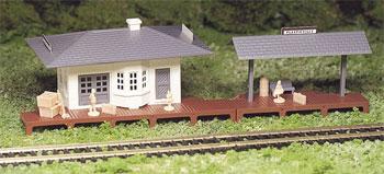 Bachmann Suburban Station Snap Kit HO Scale Model Railroad Building #45173