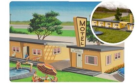 Bachmann 75th Anniversary Motel Plasticville U.S.A.(R) Kit 75th Anniversary Packaging
