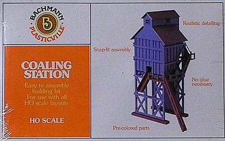 Bachmann Coaling Station Snap Kit HO Scale Model Railroad Building #45211