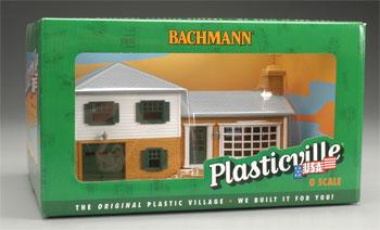 Bachmann Split Level House Built-Up O Scale Model Railroad Building #45302