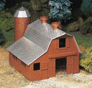 Bachmann Dairy Barn Kit O Scale Model Railroad Building #45602