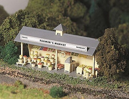 Bachmann Roadside Stand Kit O Scale Model Railroad Building #45621