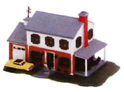 Bachmann Two Story House Built-Up N Scale Model Railroad Building #45813