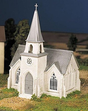 Bachmann Cathedral Kit Snap O Scale Model Railroad Building #45981