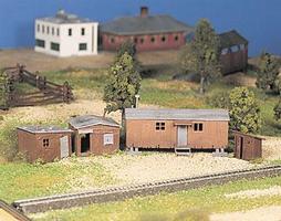 Bachmann Hobo Jungle Kit (4) O Scale Model Railroad Building #45983