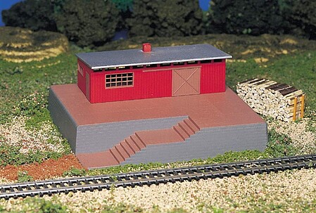 Bachmann Wayside Warehouse w/Whistle Kit HO Scale Model Railroad Building #46209