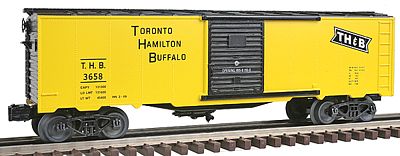 Bachmann 40 Steel Boxcar - 3-Rail Toronto, Hamilton & Buffalo O Scale Model Train Freight Car #47071